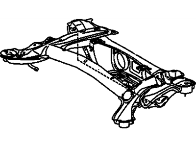 GM 19205401 Crossmember Asm,Rear Suspension Support