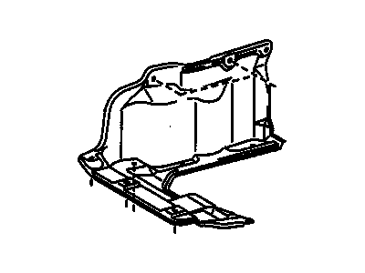 GM 19183881 Shield,Engine Splash