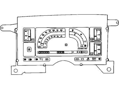 GMC S15 Speedometer - 25083732