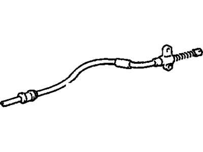 1998 Chevrolet Prizm Parking Brake Cable - 94857024