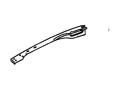 25631318 GM Front Wheelhouse Panel Upper Outer Side Rail Assembly Illustration 1 of 1