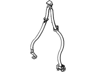 2001 Oldsmobile Silhouette Seat Belt - 88894673
