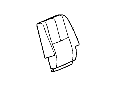 GM 15865719 Cover, Rear Seat Back Cushion *Light Cashmere