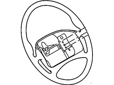 GM 16758453 Steering Wheel