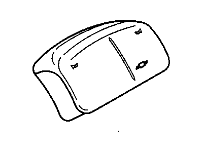 GM 16757205 Airbag,Instrument Panel