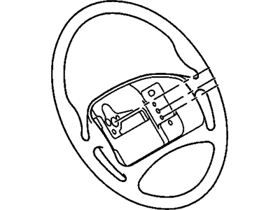 1999 Chevrolet Monte Carlo Steering Wheel - 16752011