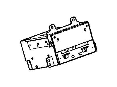 GM 20953629 Radio Assembly, Amplitude Modulation/Frequency Modulation Stereo & Audio Disc Player