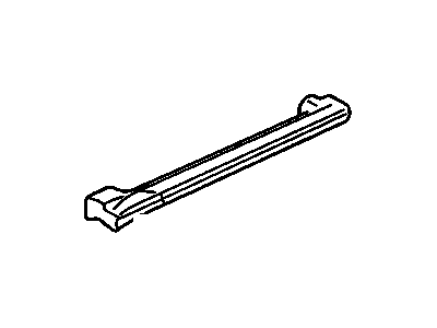 GM 22112054 Weatherstrip Assembly, Roof Panel, Side *Black