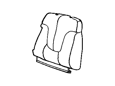 GM 12476194 Cover,Passenger Seat Back Cushion *Neutral
