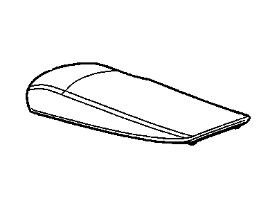 GM 22853141 Door Assembly, Front Floor Console Compartment (W/ Armrest)<Do *Titanium