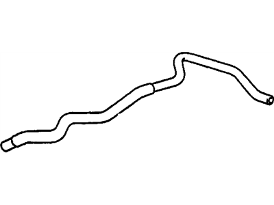 2005 Pontiac Vibe Brake Booster Vacuum Hose - 88971217