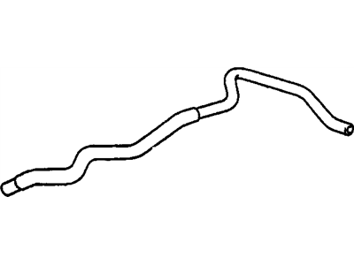 Pontiac Vibe Brake Booster Vacuum Hose - 88971217