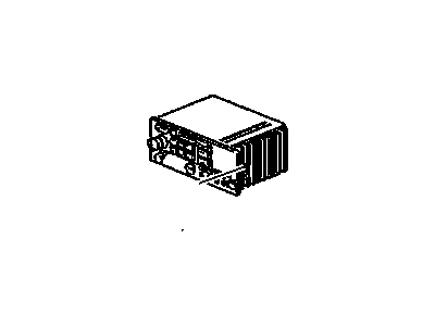 GM 10348717 Radio Assembly, Amplitude Modulation/Frequency Modulation Stereo & Clock & Audio Disc