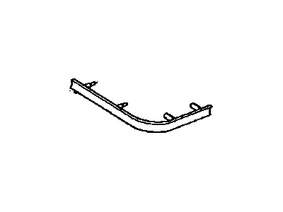 GM 10107538 Molding Assembly, Rear Bumper Imp Bar *Black