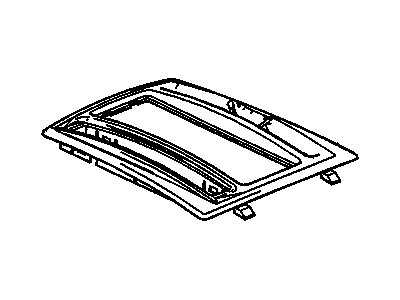 GM 25704396 Plate Assembly, Front Floor Console Trans Shift Opening Trim