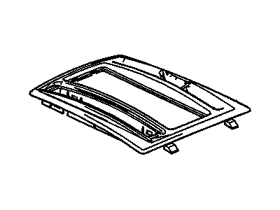 GM 25750673 Plate,Front Floor Console Trans Shift Opening Trim