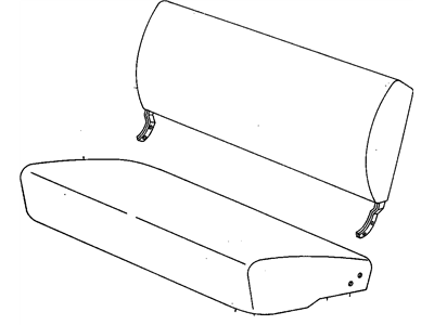 GM 15598767 Frame & Pad Assembly, Front Seat Back Cushion