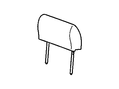 15914759 GM Rear Seat Head Restraint Assembly Light Cashmere Illustration 1 of 1