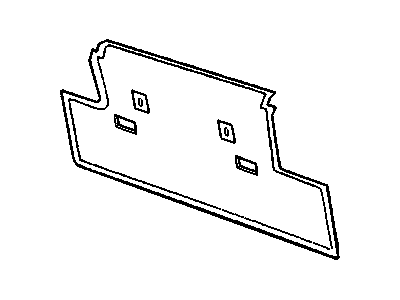 GM 10217366 Absorber, Lift Gate Inner Panel Sound