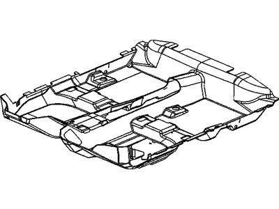 GM 15240313 Carpet Asm,Floor Panel *Ebony