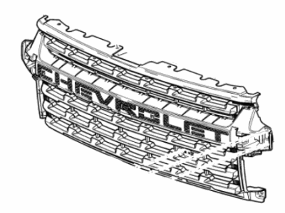 GM 84691995 Grille Assembly, Front *Bright Chromm