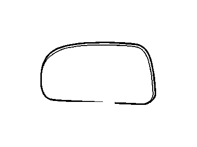 GM 88980570 Glass,Outside Rear View Mirror