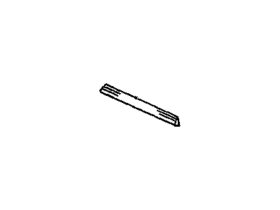 GM 10189903 Molding Assembly, Front Side Door Center