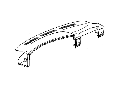 GM 15176085 Panel Assembly, Instrument Panel Upper Trim (W/ Windshield Defroster Nozzle G*Neutral