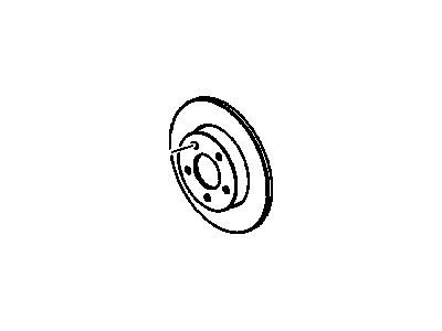 2005 Cadillac Deville Brake Disc - 88967261