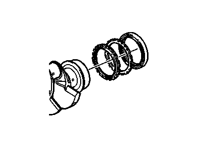 2005 GMC Sierra Crankshaft Seal - 12587621