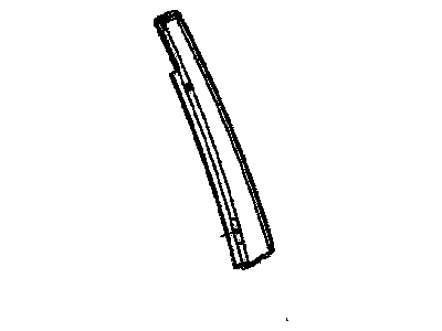 GM 92255725 Applique,Rear Side Door Window Frame Front