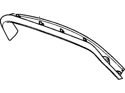 GM 15873832 Panel Assembly, Lift Gate Upper Trim Finish *Light Cashmere