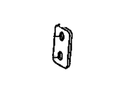 12451685 GM Spacer,Front Side Door Lock Striker Illustration 1 of 1