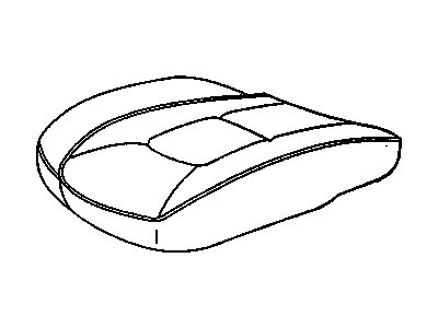GM 16808464 COVER, Front Seat Cushion