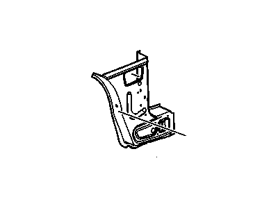 GM 15810303 Panel Kit, Body Hinge Pillar Inner