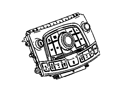 GM 22849145 Control Assembly, Amplitude Modulation/Frequency Modulation Stereo &Audio Disc Player