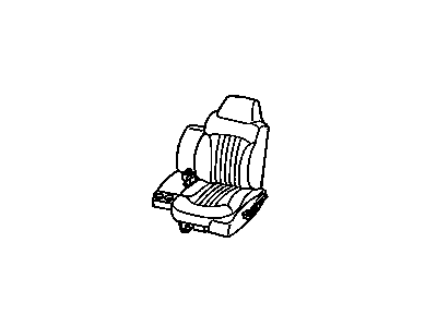 GM 15189131 Seat Assembly - Driver *Graphite