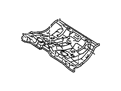 GM 94858797 Panel,Rear Floor