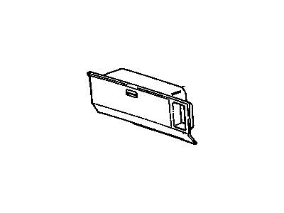 GM 25533355 BUMPER, Instrument Panel Compartment Door