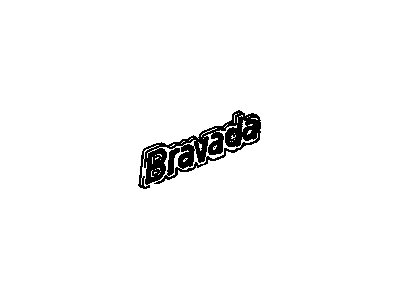 1992 Oldsmobile Bravada Emblem - 15657503