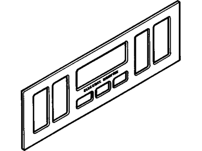 GM 1228472 Air Conditioner Control Dial