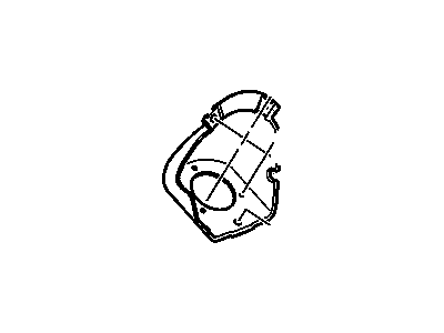 GM 20918333 Housing, Fuel Tank Filler Pipe