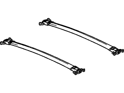 GM 25778986 Slat Assembly, Luggage Carrier Outer *Black