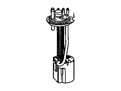 GM 13585448 Fuel Tank Fuel Pump Module Kit (W/O Fuel Level Sensor)