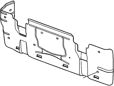 GM 15006859 Shield, Fuel Tank Front *Marked Print