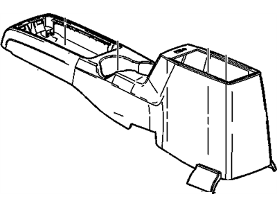 2005 Chevrolet Colorado Center Console Base - 89040059