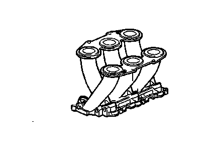 GM 90411882 Manifold, Lower,Intake Kruemmer, Unten