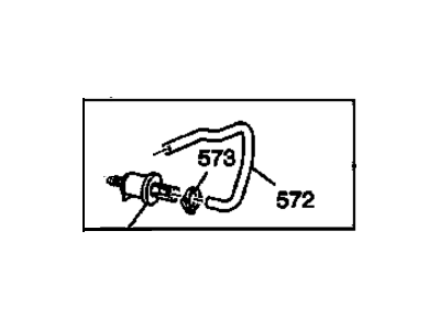 Cadillac CTS Canister Purge Valves - 24461169
