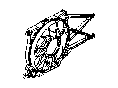 GM 13207165 Shroud,Engine Coolant Fan