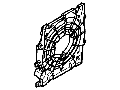 2009 Saturn Astra Fan Shroud - 13126384